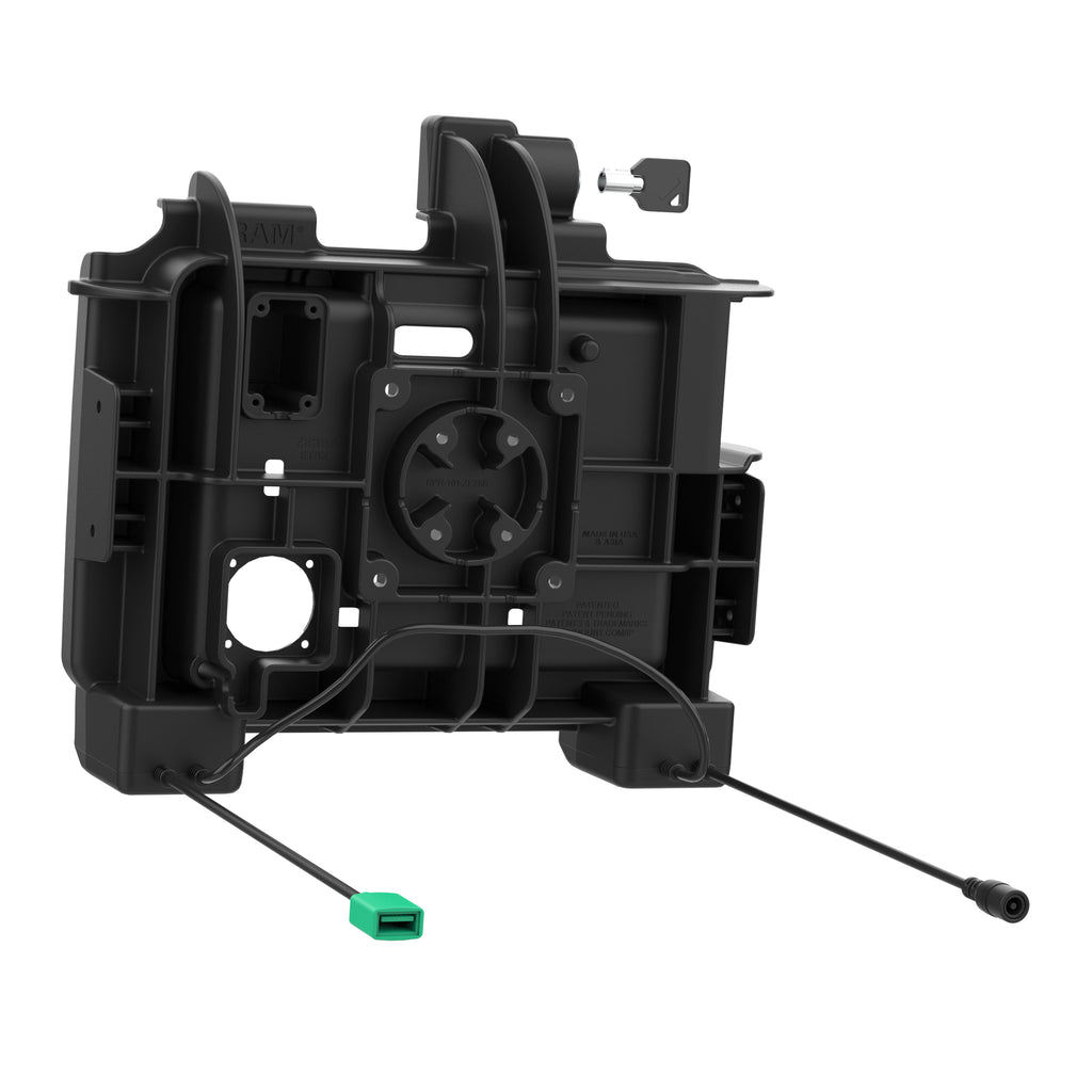 RAM Power + Data Locking Dock voor Zebra ET6x - Verwarmde Pinnen - RAM Mounts RAM-HOL-ZE25PDHLU afbeelding 3