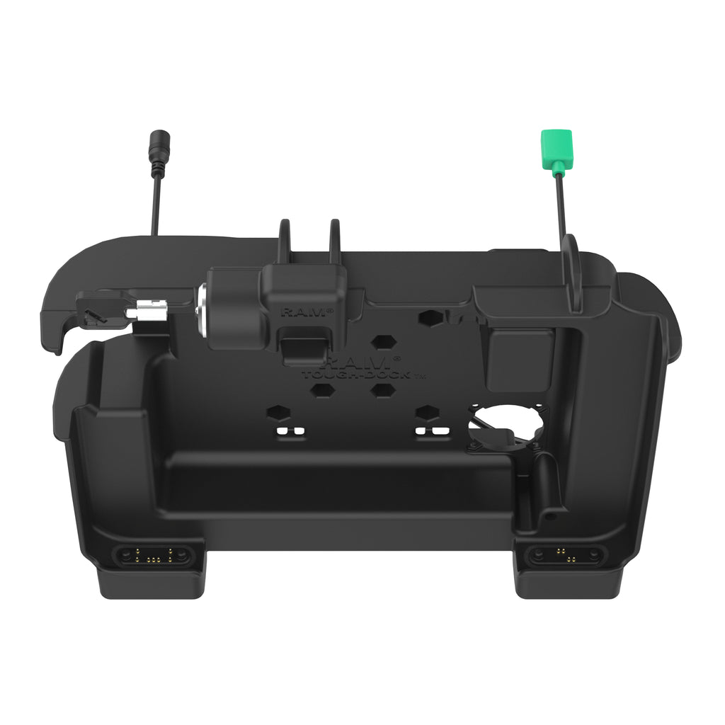 RAM Power + Data Locking Dock voor Zebra ET6x - Verwarmde Pinnen - RAM Mounts RAM-HOL-ZE25PDHLU afbeelding 4