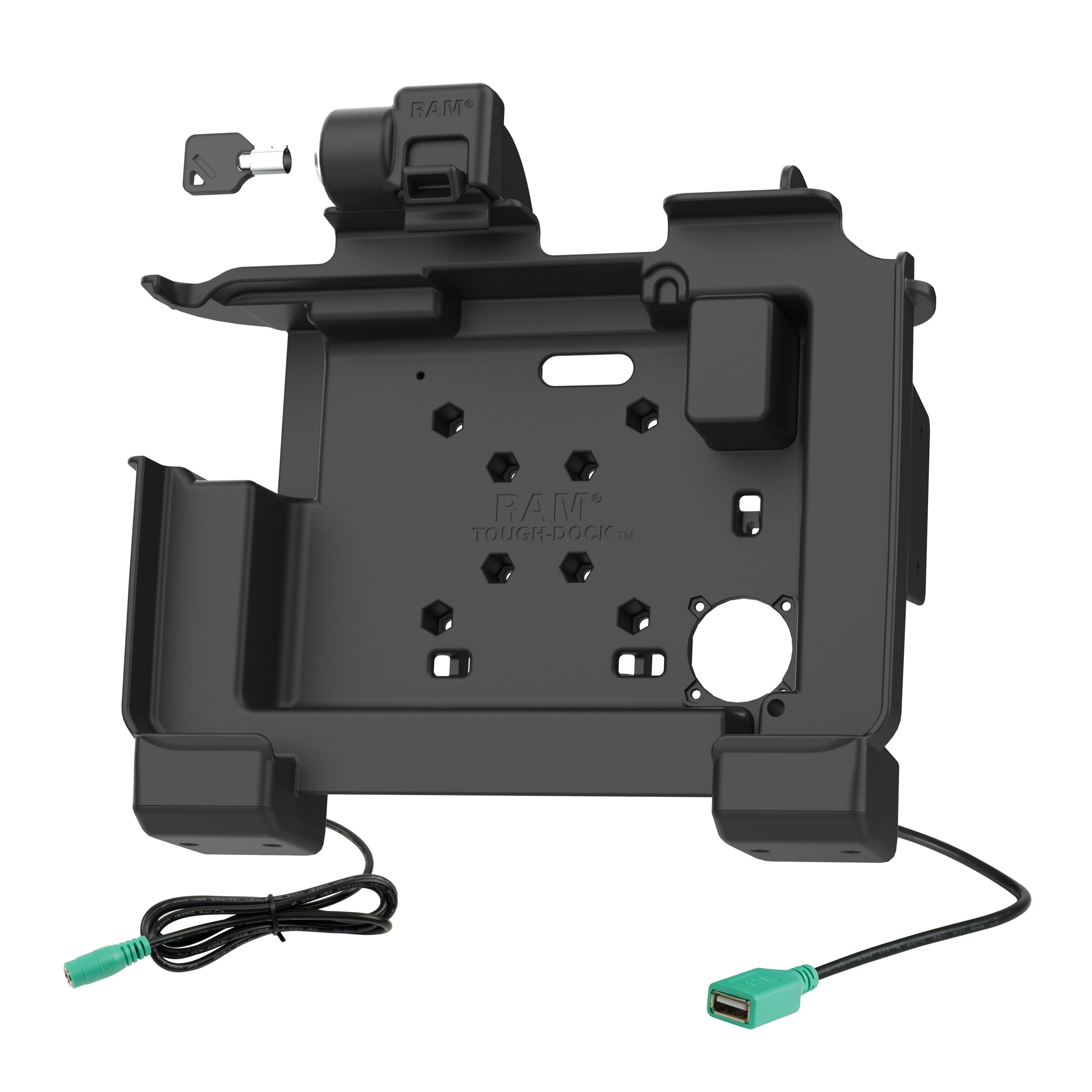 RAM Power + Data Vergrendelingsdok voor Zebra ET6x - RAM Mounts RAM-HOL-ZE25PDLU afbeelding 2