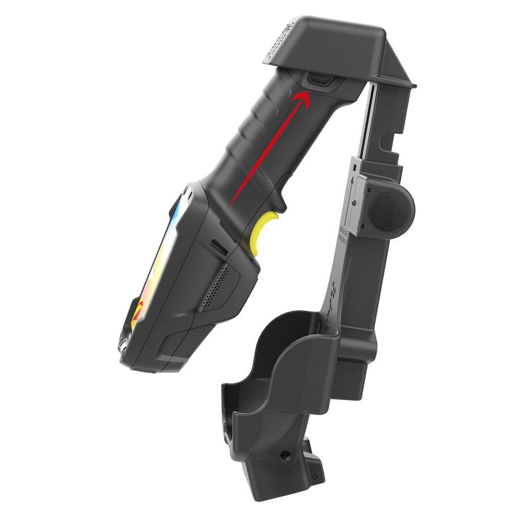 RAM Dock met vergendel- en oplaadfunctie + enkele USB-A voor Zebra TC8300 - Verwarmde Pinnen - RAM Mounts RAM-HOL-ZE26PDHU afbeelding 5