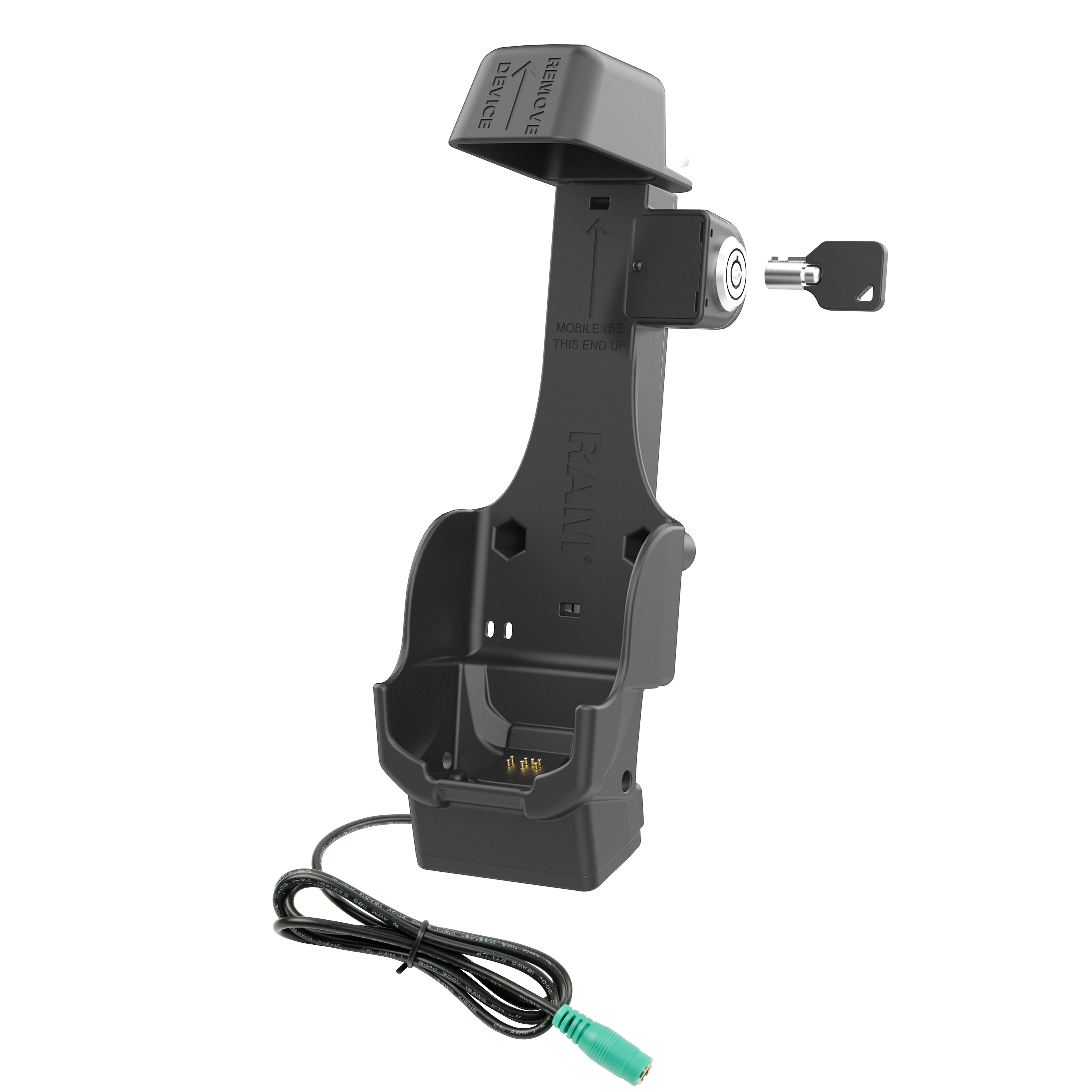 RAM Dock met vergrendel- en oplaadfunctie voor Zebra TC8300 - Verwarmde Pinnen - RAM Mounts RAM-HOL-ZE26PHLU afbeelding 2