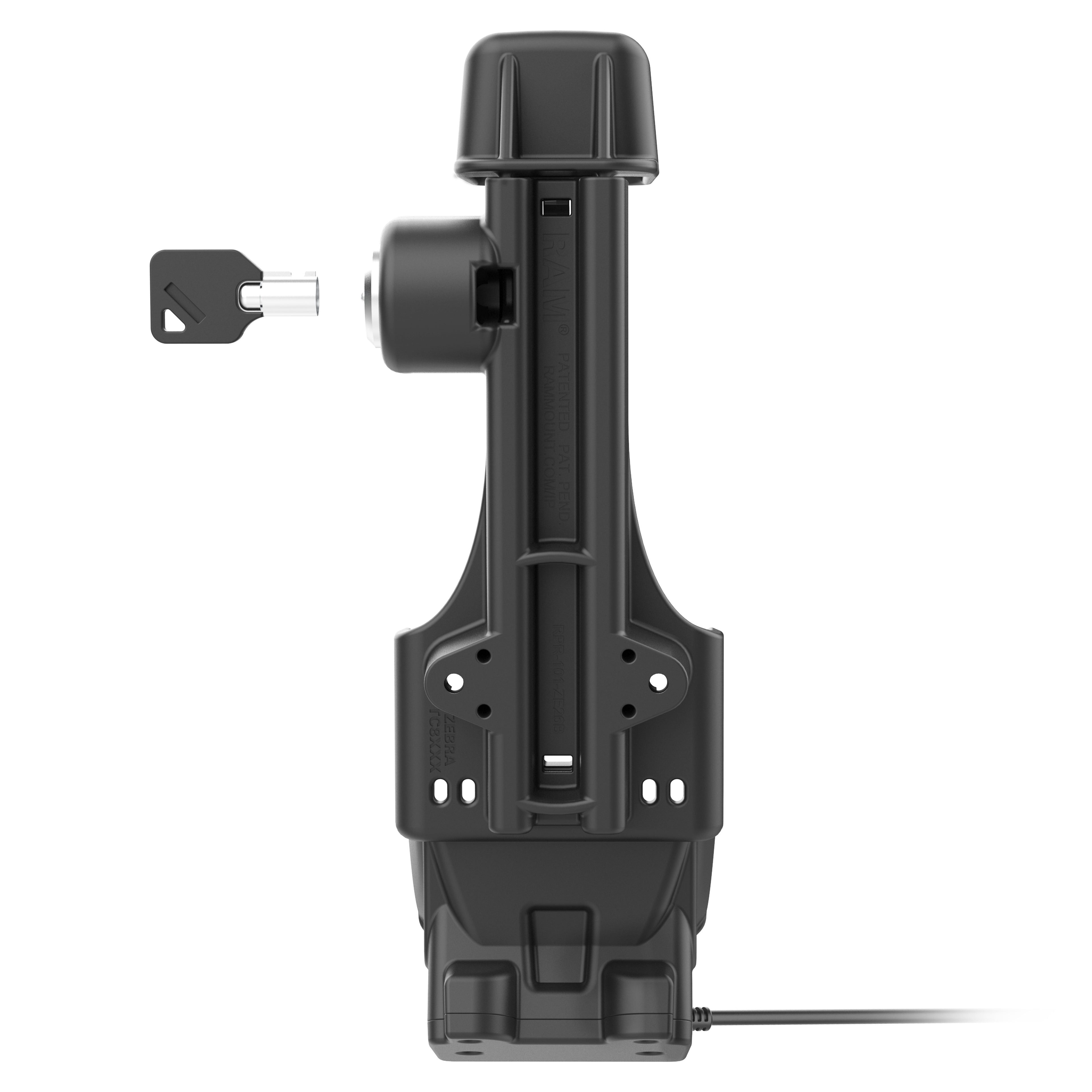 RAM Dock met vergrendel- en oplaadfunctie voor Zebra TC8300 - Verwarmde Pinnen - RAM Mounts RAM-HOL-ZE26PHLU afbeelding 4