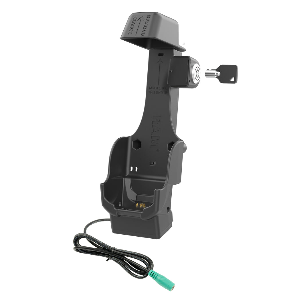 RAM vergrendelbare doch met oplaadfunctie voor Zebra TC8300 - RAM Mounts RAM-HOL-ZE26PLU afbeelding 2