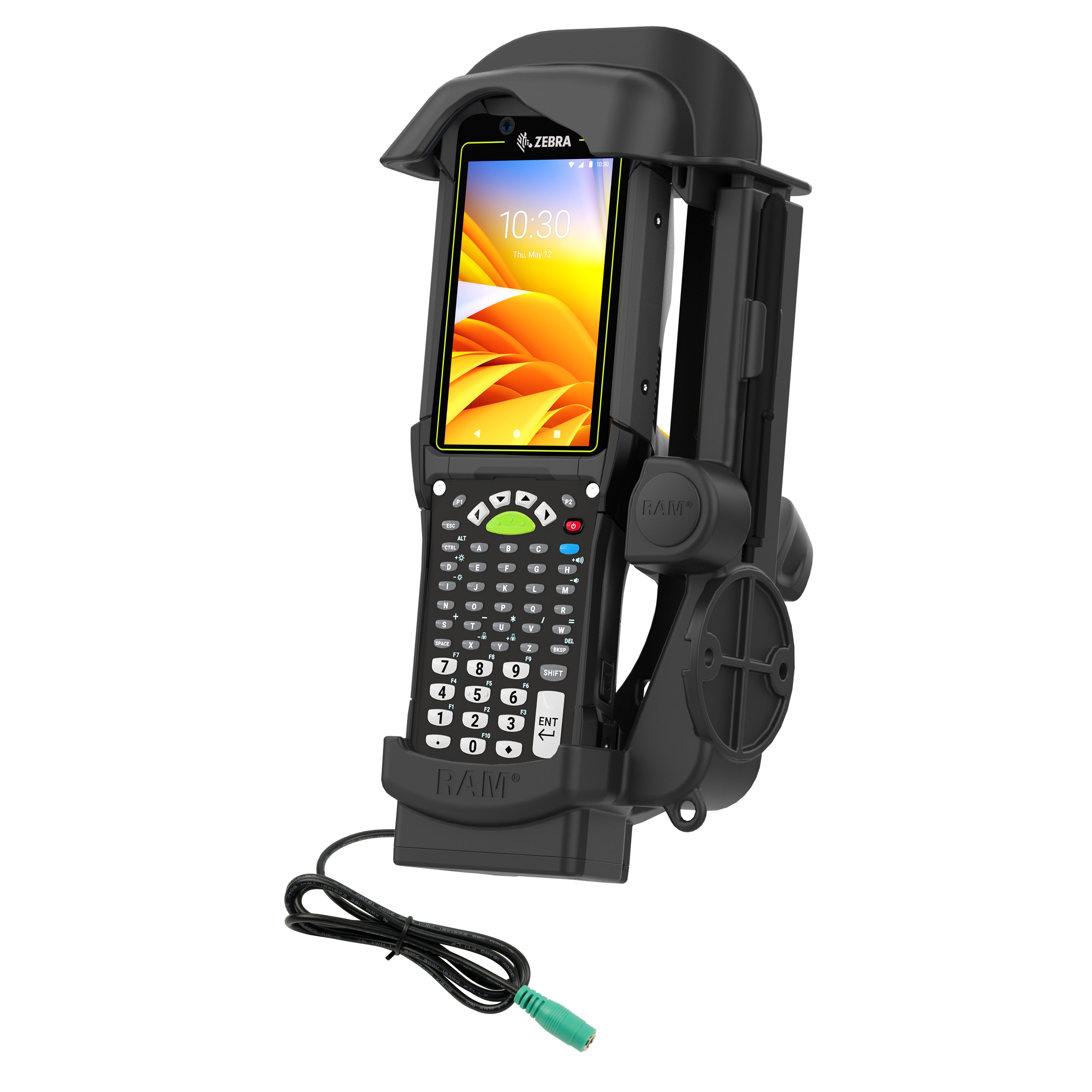 RAM power dock voor zebra MC9400 MC9300 - RAM Mounts RAM-HOL-ZE32PU