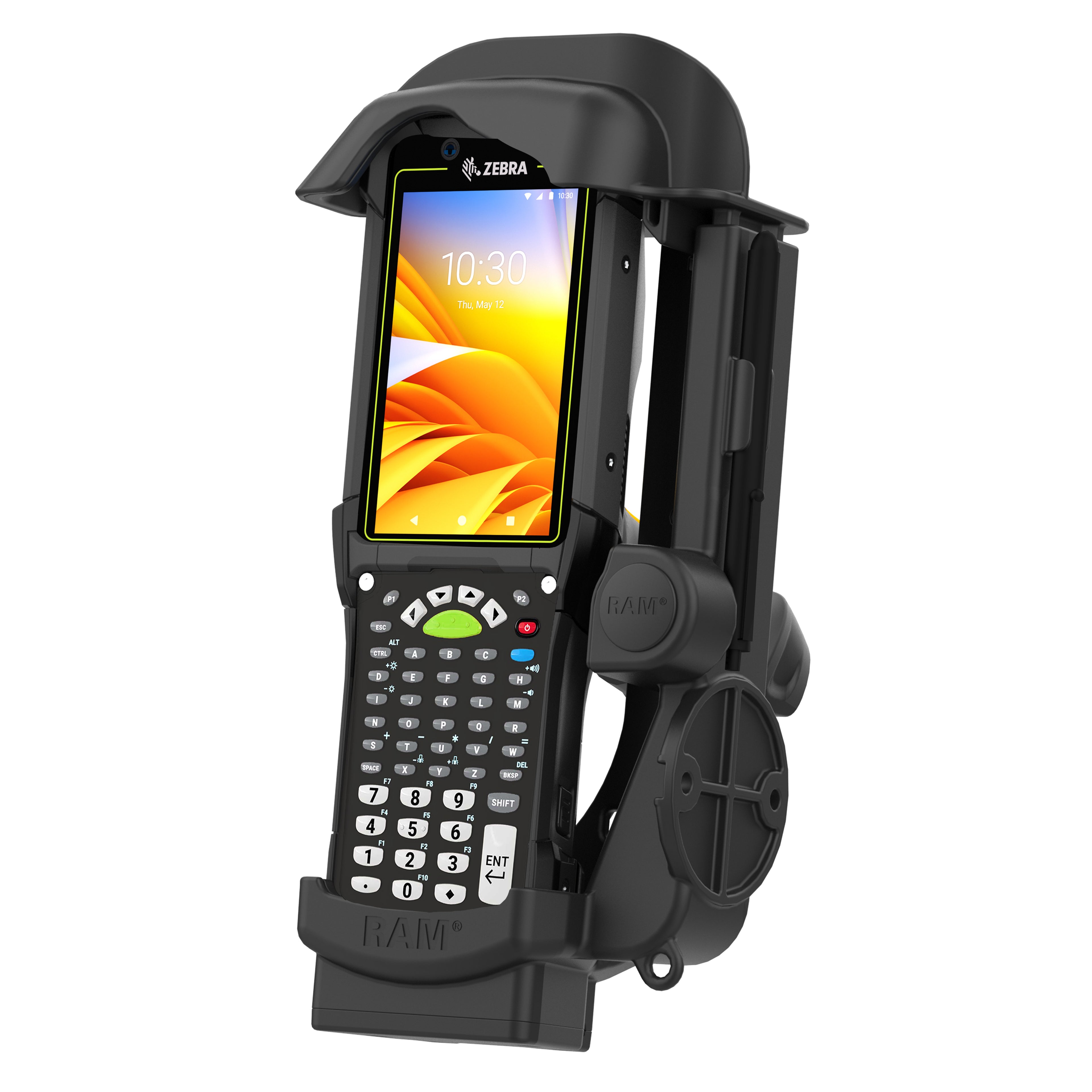 RAM Houder met veermechanisme voor Zebra MC9400 & MC9300 - RAM Mounts RAM-HOL-ZE32U afbeelding 1