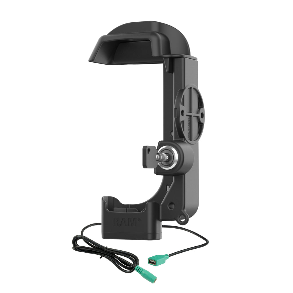 RAM Vergrendelde Powered Dock + Enkele USB-A voor Zebra MC0.97058823529412/3450 - RAM Mounts RAM-HOL-ZE33PDLU afbeelding 2