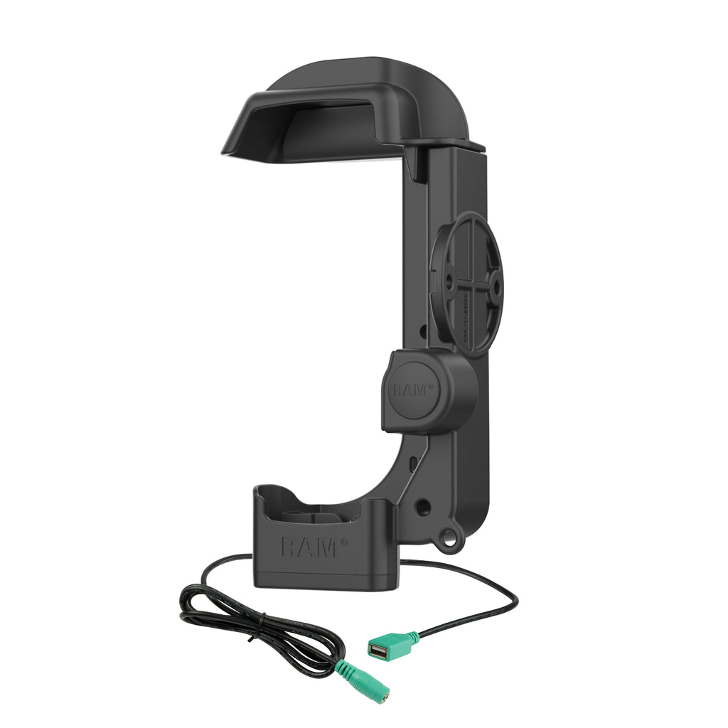 RAM Dock met oplaadfunctie + Enkele USB-A voor Zebra MC0.97058823529412/3450 - RAM Mounts RAM-HOL-ZE33PDU afbeelding 2