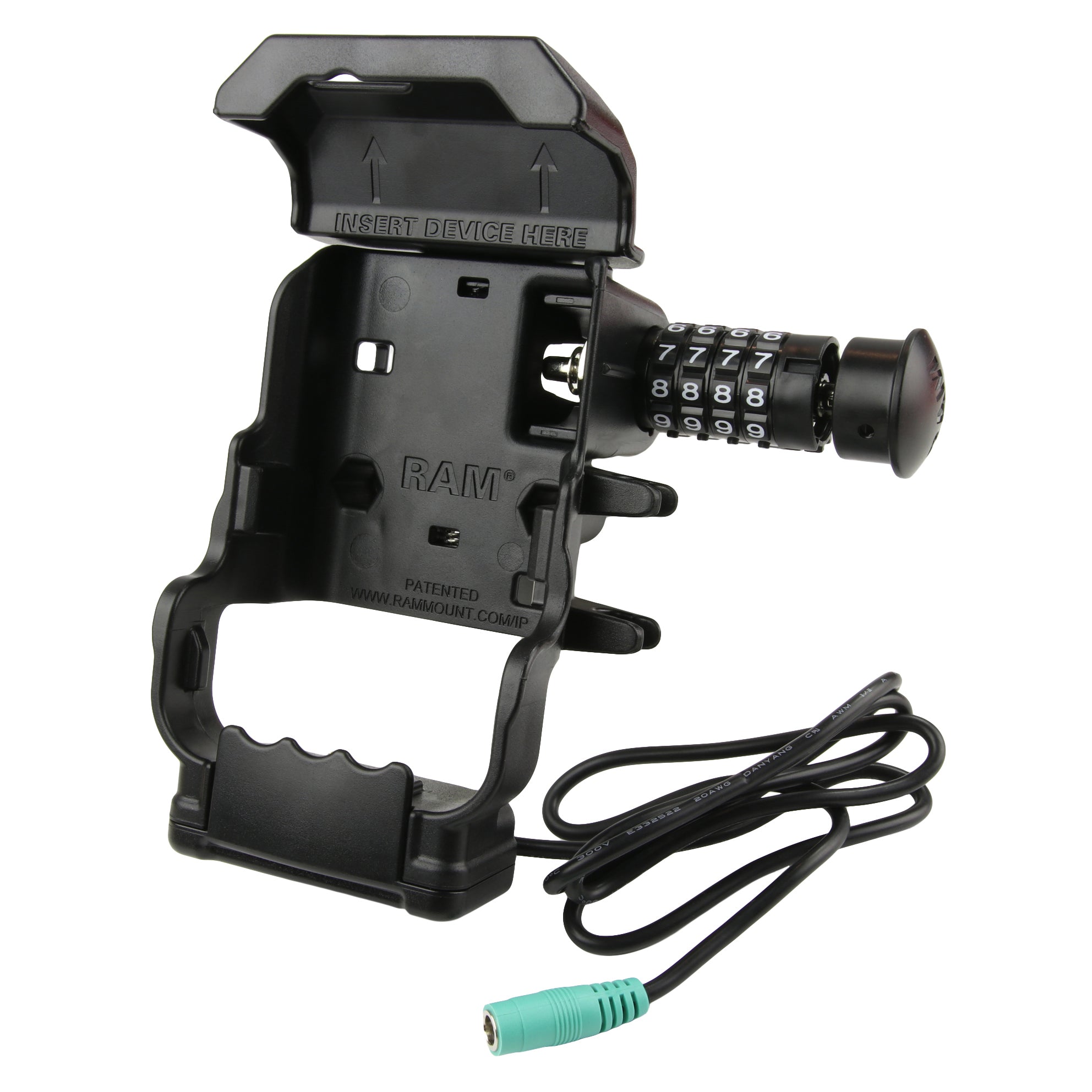 RAM Combo-Slot Vorm-Passende Geactiveerde Dock voor Zebra TC70, 72, 75 & 77 - RAM Mounts RAM-HOL-ZE7CLU afbeelding 2