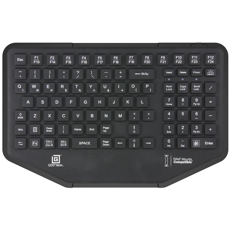 GDS® Keyboard™ met 10-toets numeriek toetsenbord - RAM Mounts RAM-KB4-USB afbeelding 2