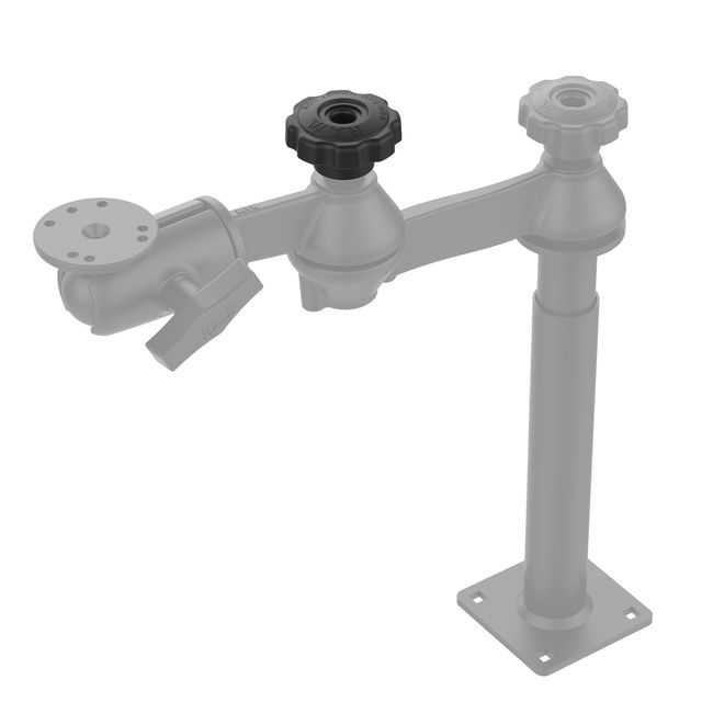 RAM 2,54cm (1") NPT Post en Ratel Adapter met Vrouwelijke Tanden - RAM Mounts RAM-D-285U afbeelding 2