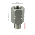 RAM Vrouwelijke M10-1.25 naar mannelijke M10-1.5 draadadapter - 20mm lang - RAM Mounts RAM-M10125-M1015 afbeelding 2