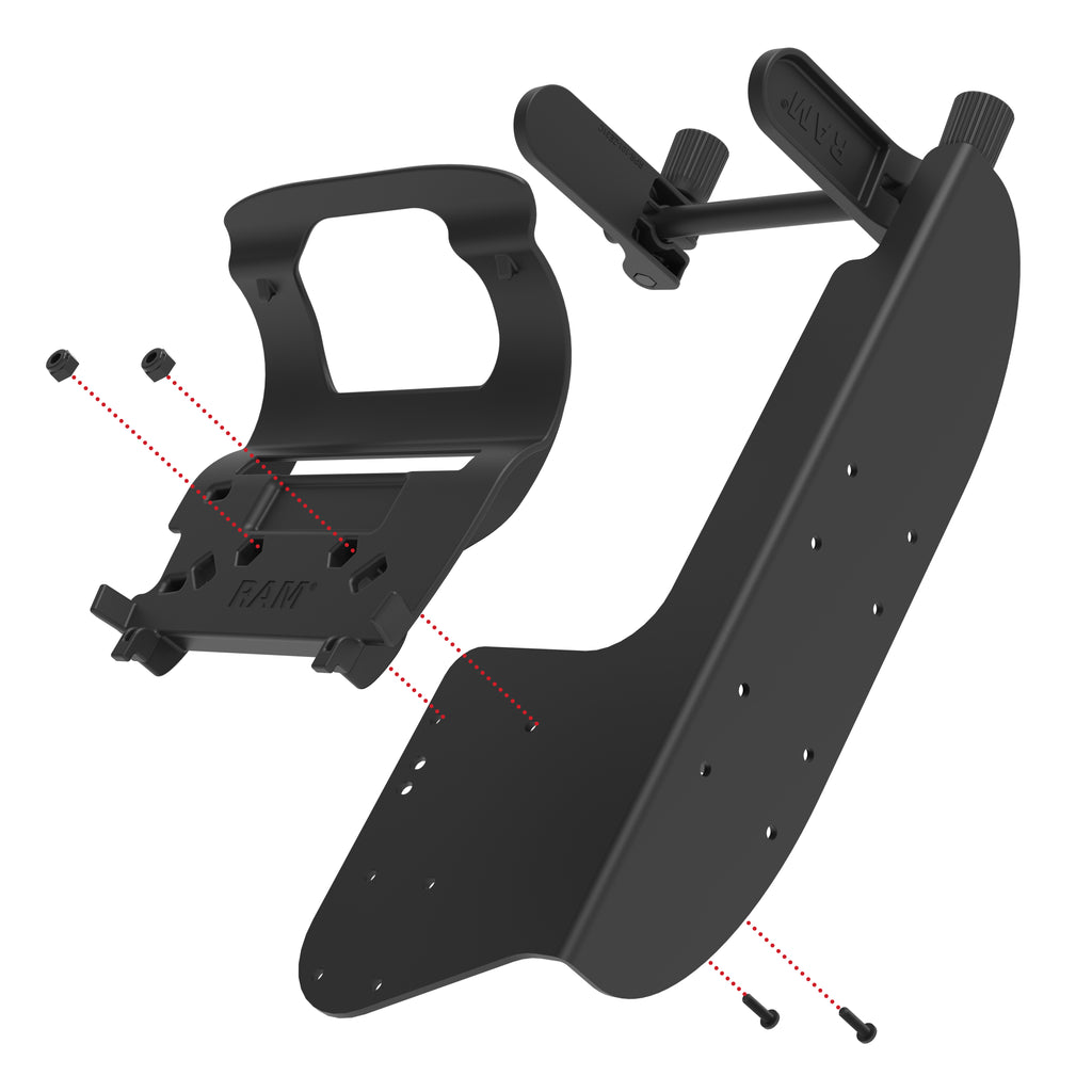 RAM Printerhouder met papierinvoer voor Zebra ZQ630-serie - RAM Mounts RAM-PM1-ZE31U afbeelding 2