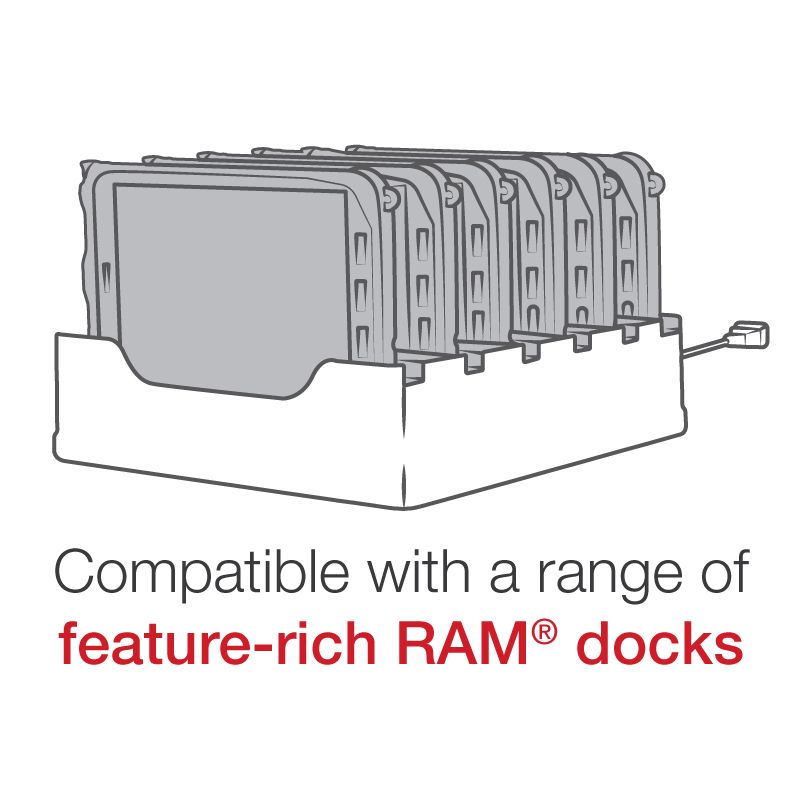 RAM Skin™ voor Samsung Tab Active5 Pro & 4 Pro - RAM Mounts RAM-SKIN-SAM52-1 afbeelding 6