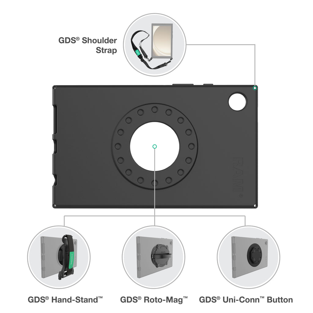 RAM Skin™ voor Samsung Tab A9 - RAM Mounts RAM-SKIN-SAM97 afbeelding 4