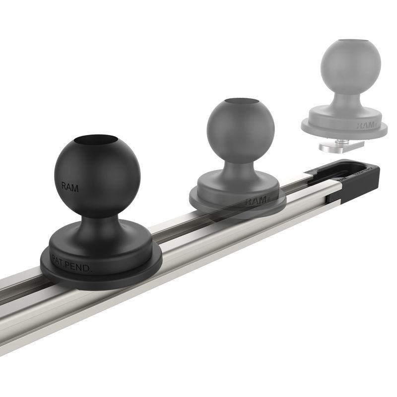 43,18 cm (17") Modulair Aluminium RAM Tough-Track™ - RAM Mounts RAM-TRACK-EXA-17U afbeelding 4