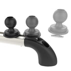10,16 cm (4") RAM Hand-Track™ met een totale lengte van 25,40 cm (10") . - RAM Mounts RAM-TRACK-H4U afbeelding 4