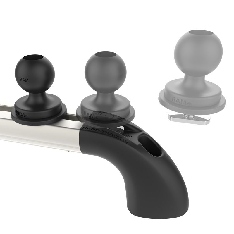 10,16 cm (4") RAM Hand-Track™ met een totale lengte van 25,40 cm (10") . - RAM Mounts RAM-TRACK-H4U afbeelding 4