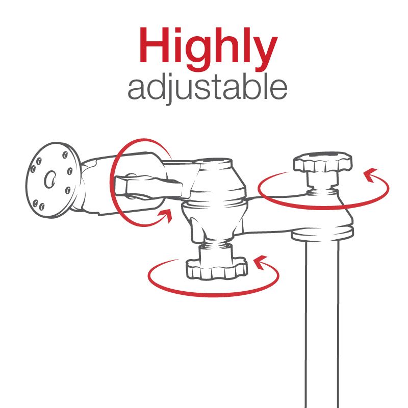 RAM No-Drill™ Laptopsteun voor '97-06 Jeep Wrangler - RAM Mounts RAM-VB-158-SW1 afbeelding 3