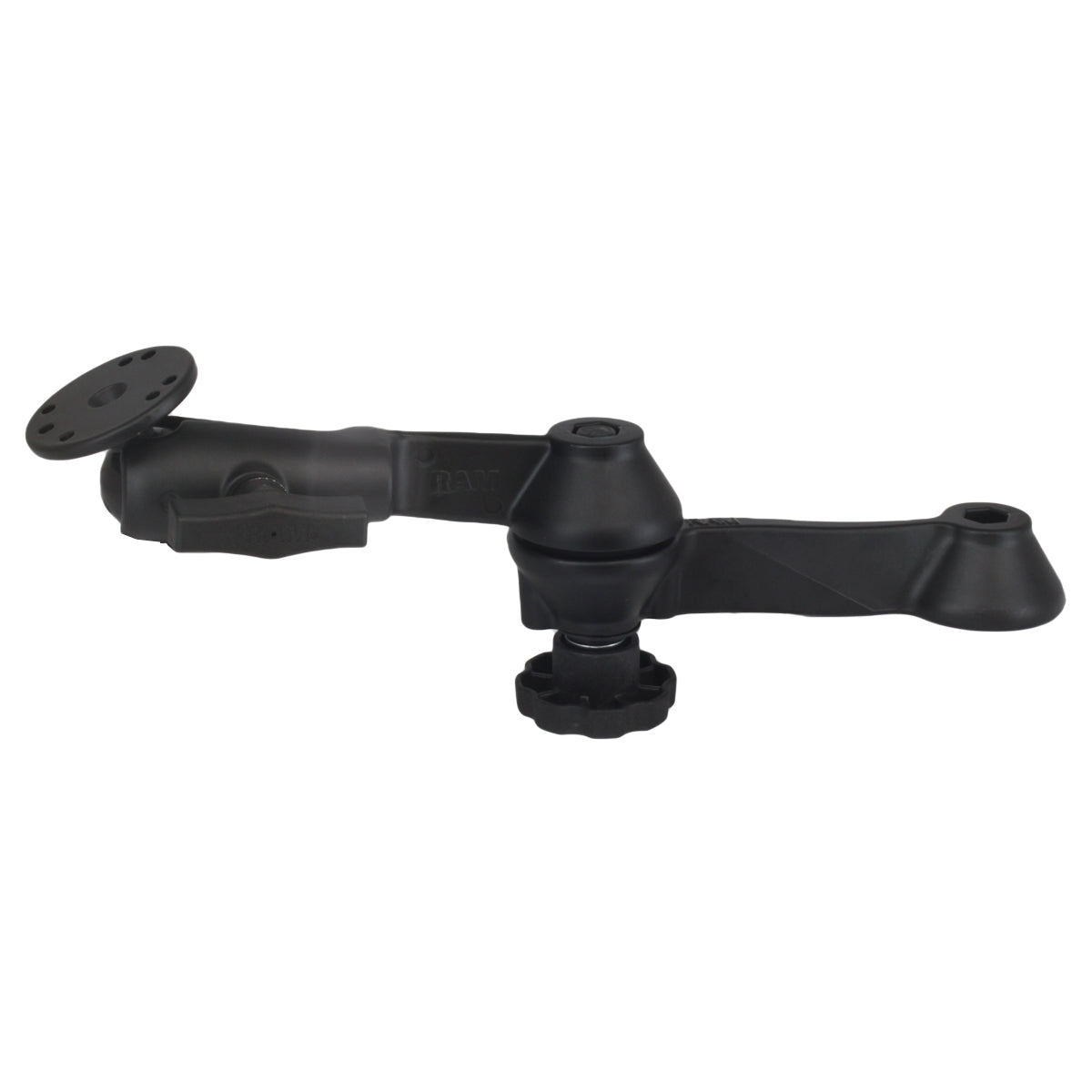 RAM 12" Lange Dubbele Zwenkarm met Ronde Plaat - RAM Mounts RAM-VB-109-1U afbeelding 1