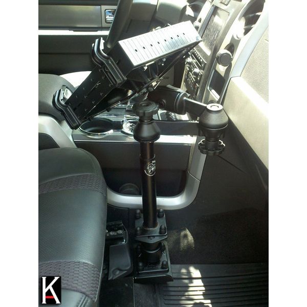 RAM Laptop Mount met Adjust-A-Pole™ voor '04-14 Ford F-150 + Meer - RAM Mounts RAM-VB-109A-SW1 afbeelding 4