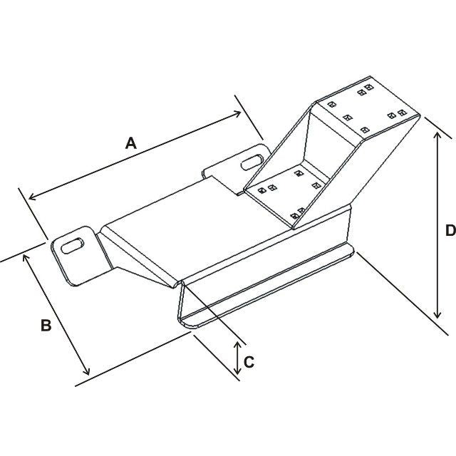 RAM No-Drill™ Voertuigbasis voor '97-03 Ford F-150 + meer - RAM Mounts RAM-VB-110 afbeelding 2