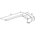 RAM No-Drill™ Voertuigbasis voor '00-05 Chevy Impala + Meer - RAM Mounts RAM-VB-111 afbeelding 2