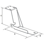 RAM No-Drill™ Voertuig Basis voor '02-10 Ford Explorer + Meer - RAM Mounts RAM-VB-112 afbeelding 2