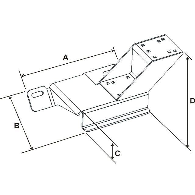 RAM No-Drill™ Voertuigbasis voor '94-12 Ford Ranger + Meer - RAM Mounts RAM-VB-113 afbeelding 2