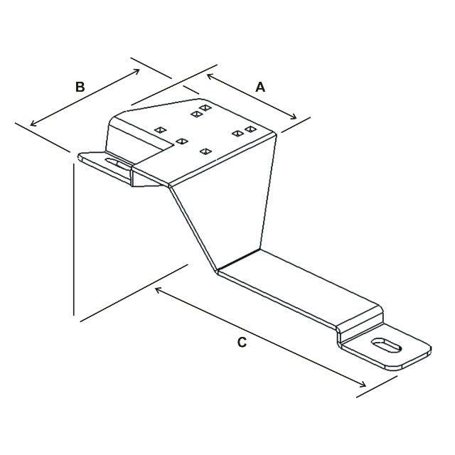 RAM No-Drill™ Voertuigbasis voor '02-11 Chevy Trailblazer + Meer - RAM Mounts RAM-VB-114 afbeelding 2