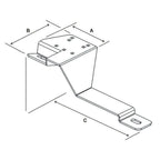RAM No-Drill™ Voertuigbasis voor '02-11 Chevy Trailblazer + Meer - RAM Mounts RAM-VB-114 afbeelding 2