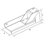RAM No-Drill™ Voertuigbasis voor '04-12 Chevy Colorado + Meer - RAM Mounts RAM-VB-116 afbeelding 2