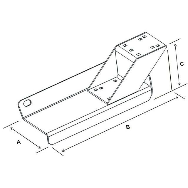 RAM No-Drill™ Voertuigbasis voor '04-12 Chevy Colorado + Meer - RAM Mounts RAM-VB-116 afbeelding 2