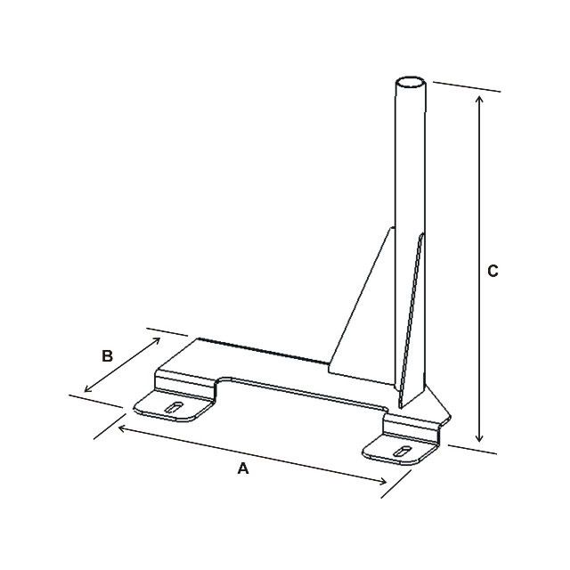 RAM No-Drill™ Voertuigbasis voor Ford E-Series Van - RAM Mounts RAM-VB-119 afbeelding 2
