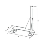 RAM No-Drill™ Voertuigbasis voor Ford E-Series Van - RAM Mounts RAM-VB-119 afbeelding 2