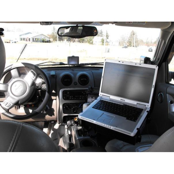 RAM No-Drill™ Laptopsteun voor '02-12 Jeep Liberty + Meer - RAM Mounts RAM-VB-141-SW1 afbeelding 5