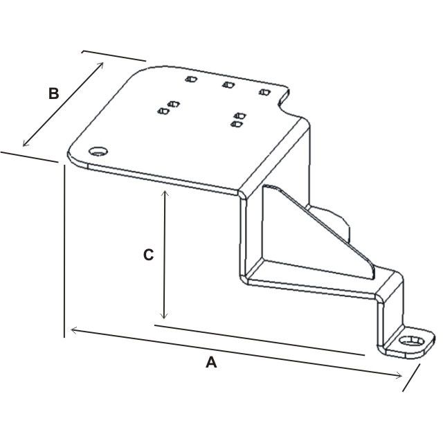 RAM No-Drill™ Voertuigbasis voor '02-12 Jeep Liberty + Meer - RAM Mounts RAM-VB-141 afbeelding 2