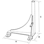 RAM No-Drill™ Voertuigbasis voor '98-25 Express Van, Savana Van + Meer - RAM Mounts RAM-VB-143 afbeelding 2