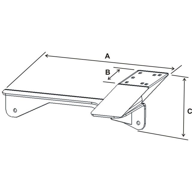 RAM No-Drill™ Voertuigbasis voor '06-10 Dodge Charger (Non-Police) + Meer - RAM Mounts RAM-VB-145 afbeelding 2
