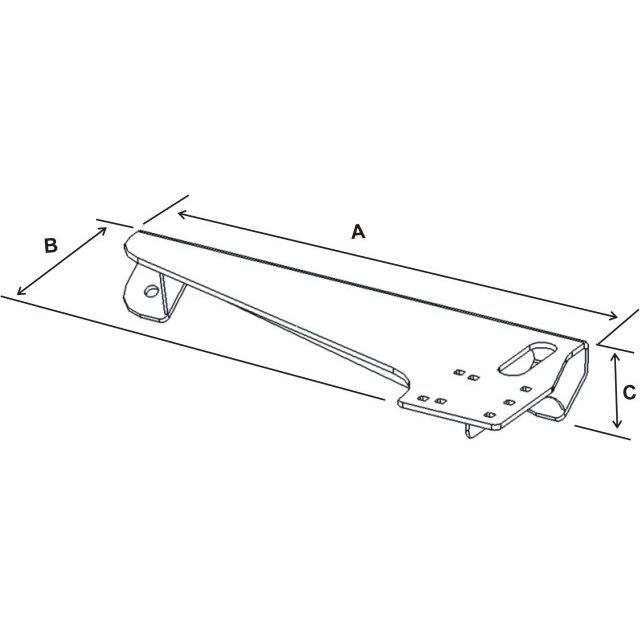 RAM No-Drill™ Laptop Base voor '01-12 Ford Escape + Meer - RAM Mounts RAM-VB-152 afbeelding 2