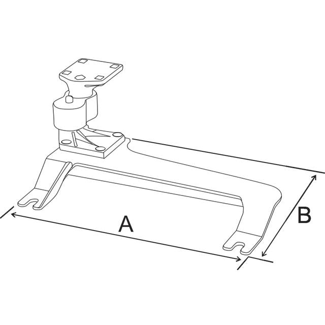 RAM No-Drill™ Voertuigbasis voor '07-13 Chevrolet Silverado + Meer - RAM Mounts RAM-VB-159 afbeelding 2