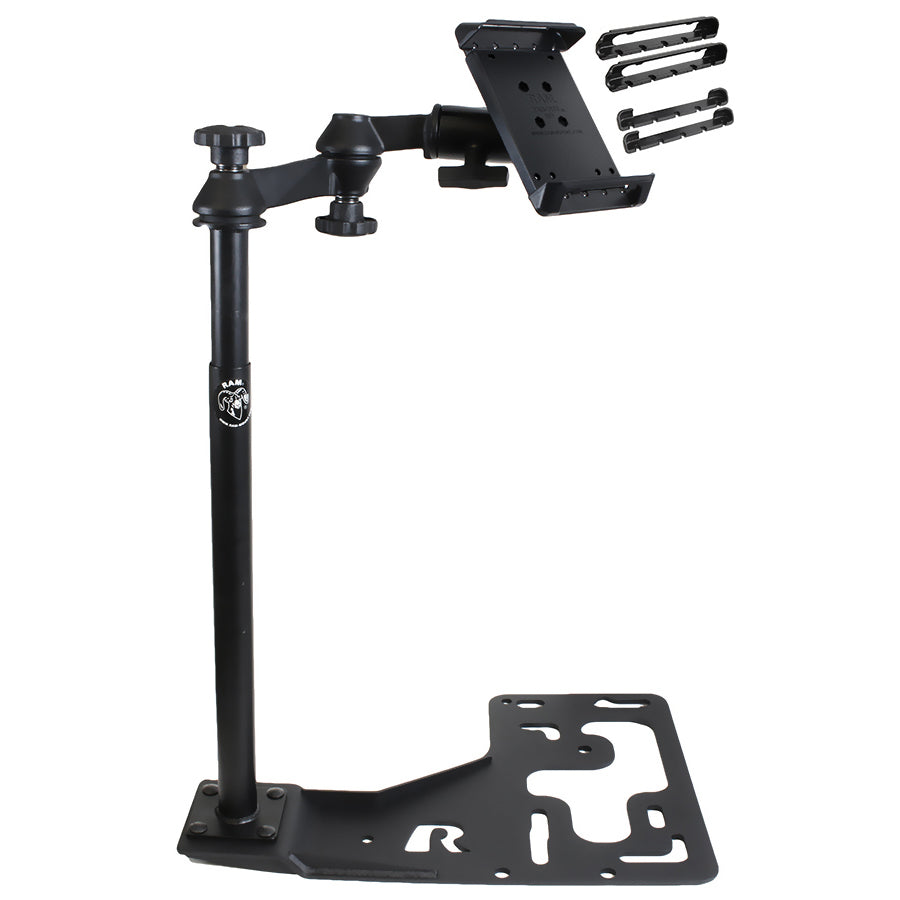 RAM tab tite tablet houder met RAM no drill heavy duty truck mount - RAM Mounts RAM-VB-168-RO1-TAB-SM