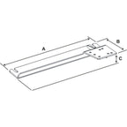 RAM No-Drill™ Voertuigbasis voor '10-13 Ford Transit Connect + Meer - RAM Mounts RAM-VB-175 afbeelding 2