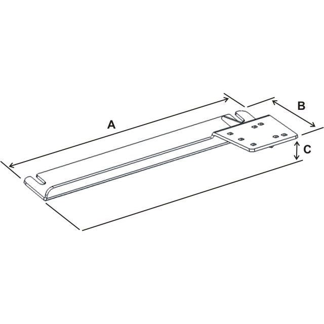 RAM No-Drill™ Voertuigbasis voor '10-13 Ford Transit Connect + Meer - RAM Mounts RAM-VB-175 afbeelding 2