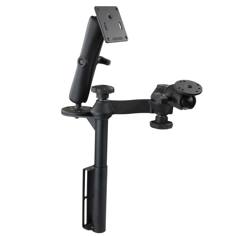 RAM Verticaal Boor-Down Mount met Swing Arms en Dubbele Bal Mount - RAM Mounts RAM-VB-181-WEST1 afbeelding 1
