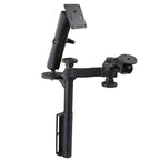 RAM Verticaal Boor-Down Mount met Swing Arms en Dubbele Bal Mount - RAM Mounts RAM-VB-181-WEST1 afbeelding 1