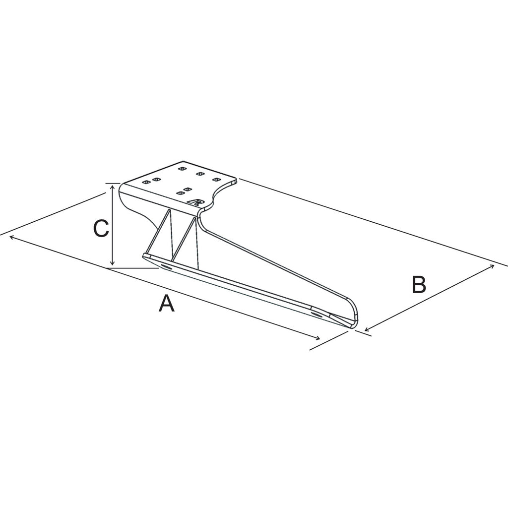 RAM No-Drill™ Voertuigbasis voor '99-16 Ford F-250 - 750 + Meer - RAM Mounts RAM-VB-185 afbeelding 2
