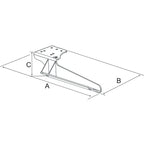 RAM No-Drill™ Voertuigbasis voor '99-16 Ford F-250 - 750 + Meer - RAM Mounts RAM-VB-185 afbeelding 2