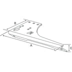 RAM No-Drill™ Voertuigbasis voor Dodge Durango & Jeep Grand Cherokee - RAM Mounts RAM-VB-186 afbeelding 2