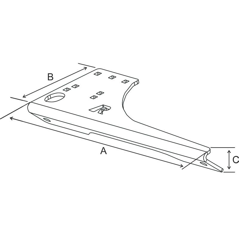 RAM No-Drill™ Voertuigbasis voor Dodge Durango & Jeep Grand Cherokee - RAM Mounts RAM-VB-186 afbeelding 2