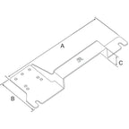 RAM No-Drill™ Voertuigbasis voor '14-24 Ford Edge + Meer - RAM Mounts RAM-VB-187 afbeelding 3
